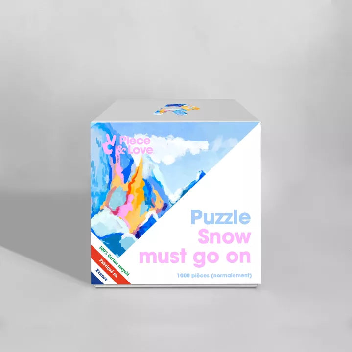 Puzzle 1000 pièces snow must go on - Piece & Love