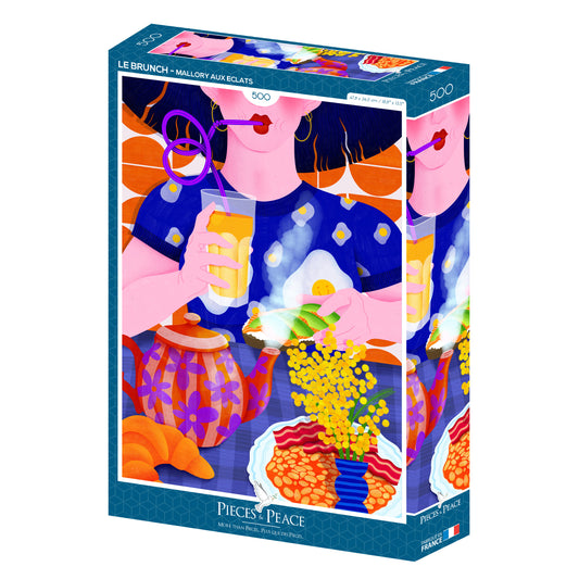 Puzzle 500p Le Brunch- Pieces and Peace