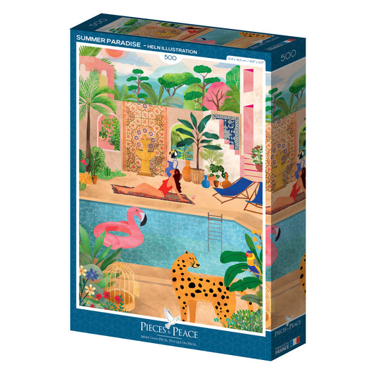 Puzzle 500p Paradis d'été- Pieces and Peace