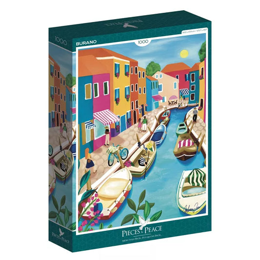 Puzzle 1000p Burano - Pieces and Peace