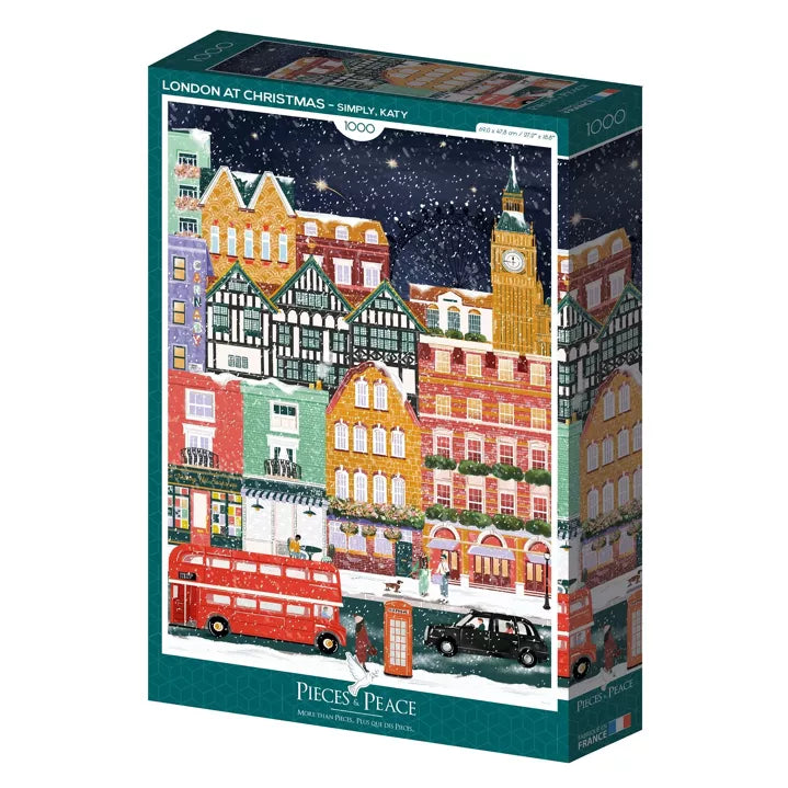 Puzzle 1000p London at Christmas - Pieces and Peace