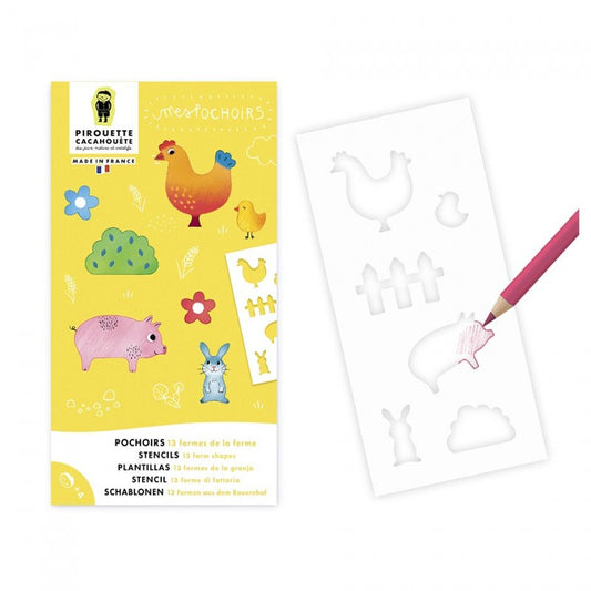 POCHOIR : Animaux de la ferme