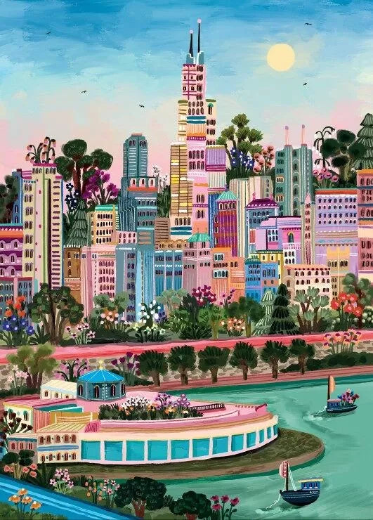Puzzle 1500p Chicago- Pieces and Peace
