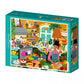 Puzzle 2000p Mon bonheur est dans la cuisine - Pieces and Peace