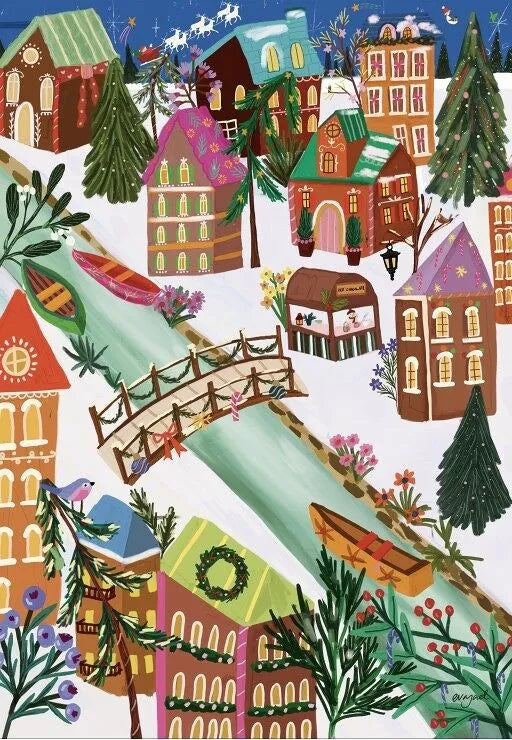 Puzzle 1000p Village pain d'épice - Pieces and Peace