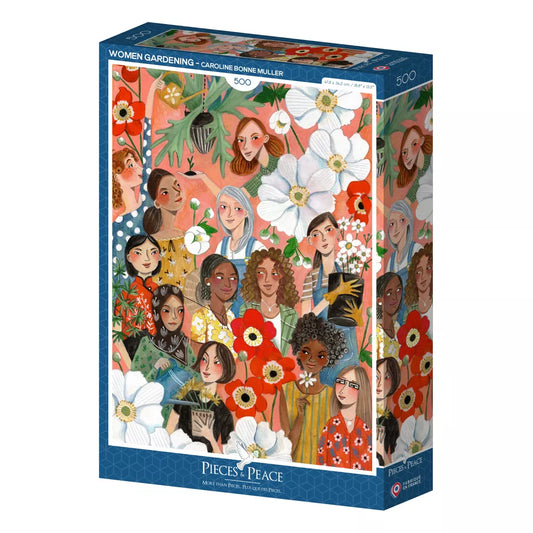 Puzzle 500p Femmes au Jardin - Pieces and Peace