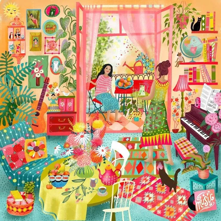 Puzzle 1000p Salle de Musique avec vue - Pieces and Peace