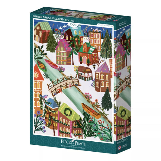 Puzzle 1000p Village pain d'épice - Pieces and Peace