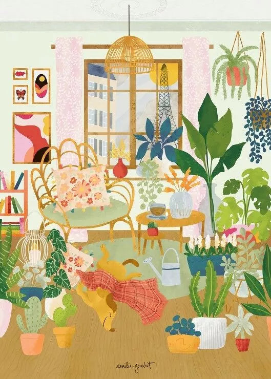 Puzzle 500p Intérieur cosy - Pieces and Peace