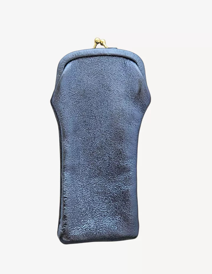 Etui à lunettes en cuir style rétro - Royal Marais