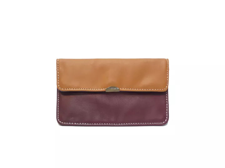 Porte monnaie en cuir multi-poches - Royal Marais