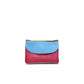Porte monnaie double zippé en cuir d'agneau - Royal Marais