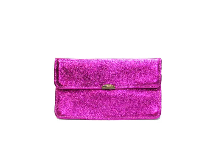 Porte monnaie compact en cuir multi-poches - Royal Marais