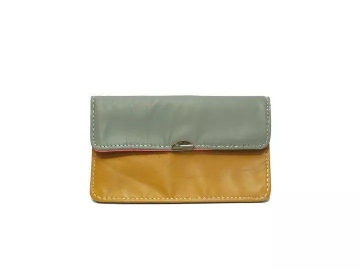 Porte monnaie en cuir multi-poches - Royal Marais