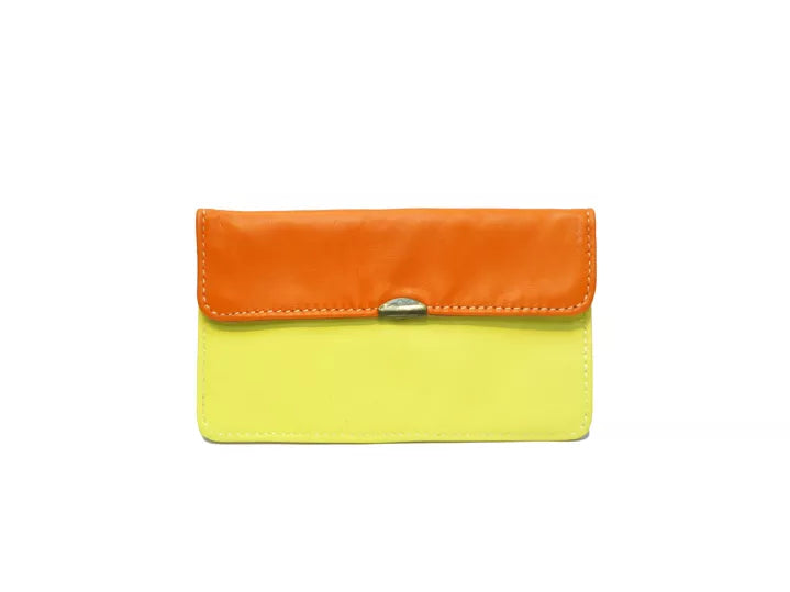 Porte monnaie en cuir multi-poches - Royal Marais