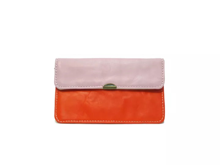 Porte monnaie en cuir multi-poches - Royal Marais