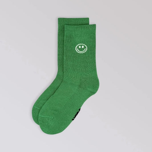 Chaussettes Smiley vertes enfants - NBDC