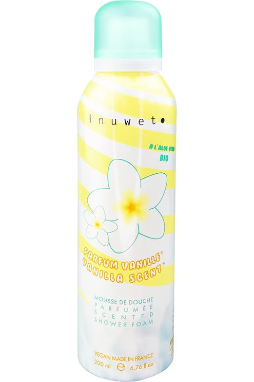 MOUSSE DE DOUCHE VANILLE 200ml - INUWET