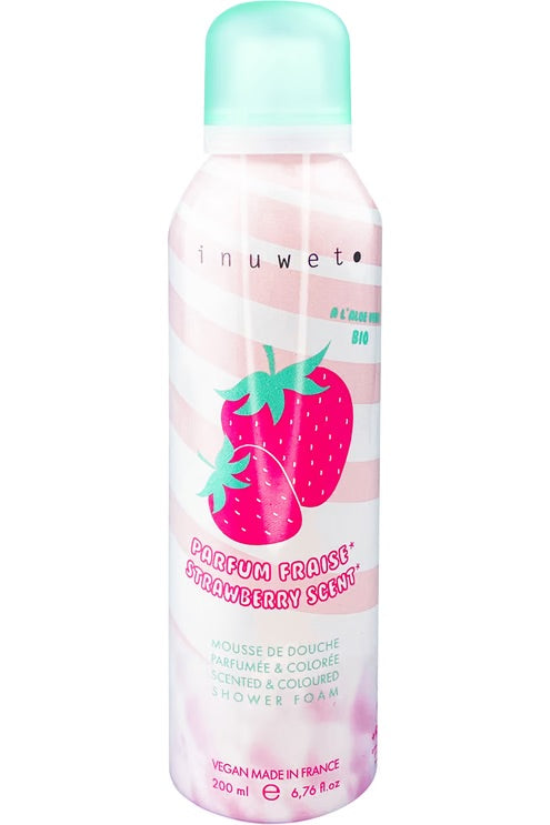 MOUSSE DE DOUCHE FRAISE 200ml - INUWET